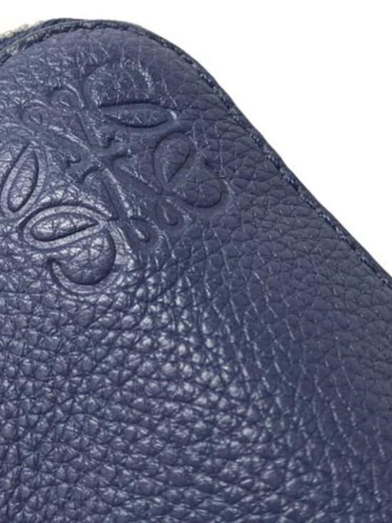 LOEWE puzzle sling Navy Leather Backpack main image 7